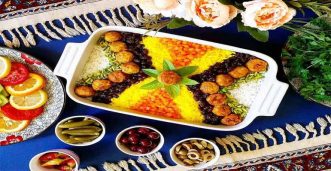 آموزش تزئین برنج ایرانی برای میهمانی ها و مجالس